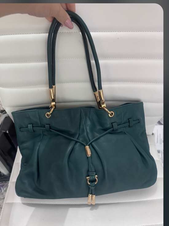 Salvatore Ferragamo Handbags - Salvatore Ferragamo Teal Shoulder Bag